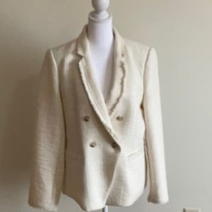 Banana Republic cream blazer, size 12